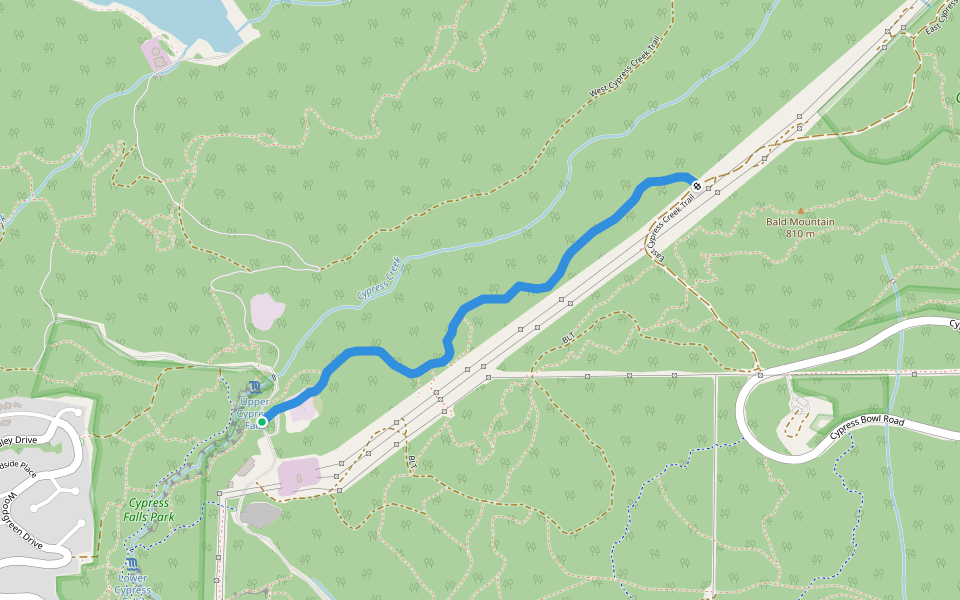 5th Horseman walking route map in West Vancouver