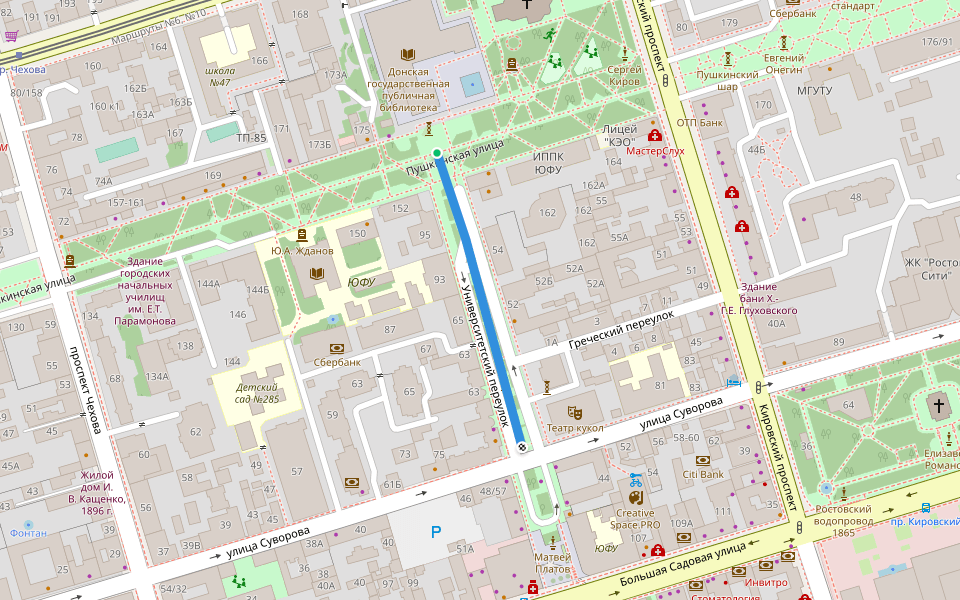 Университетский переулок