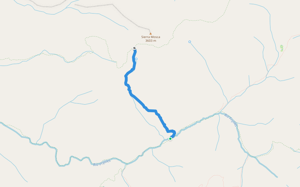 Cienega Redonda Trail (6) walking route map in San Ildefonso Pueblo