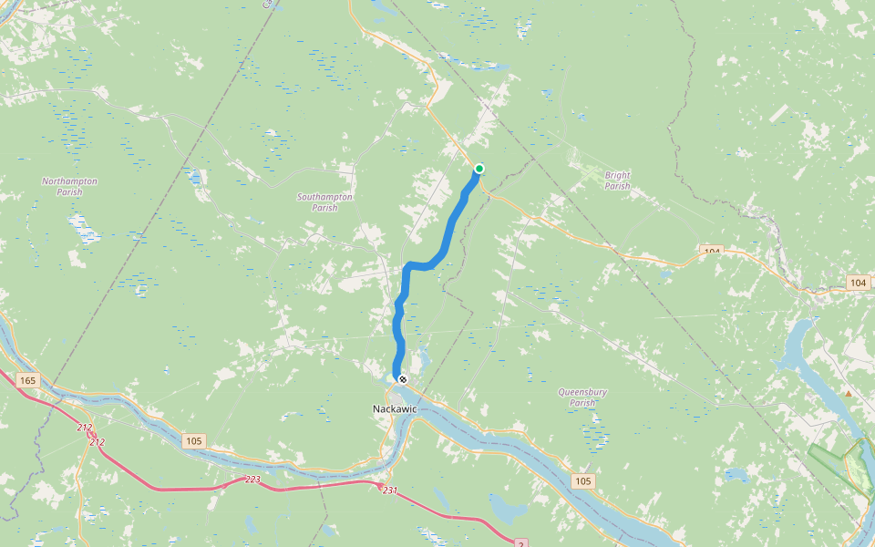 Southampton Subdivision walking route map in Millville