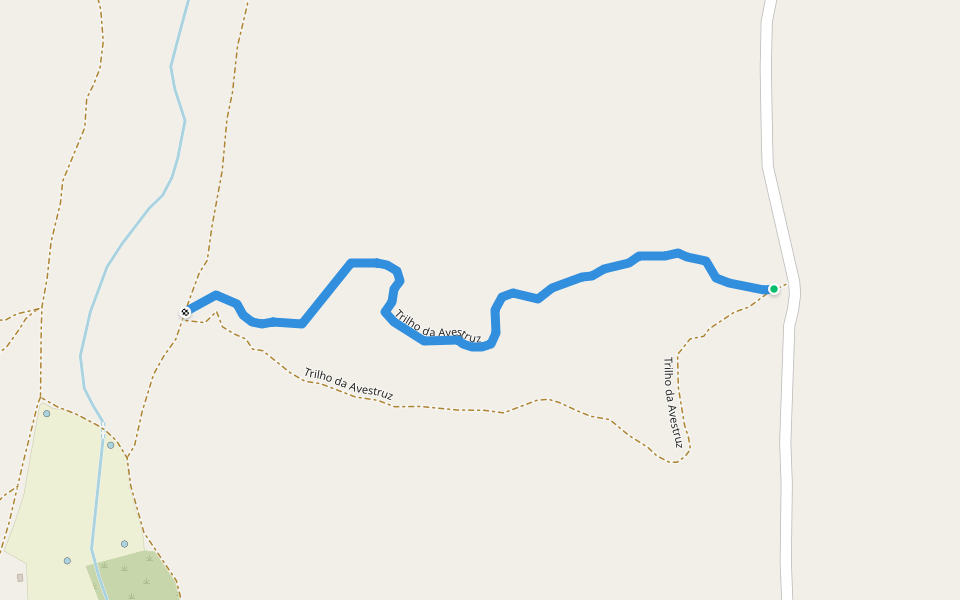 Trilho da Avestruz walking route map in Azoia de Cima