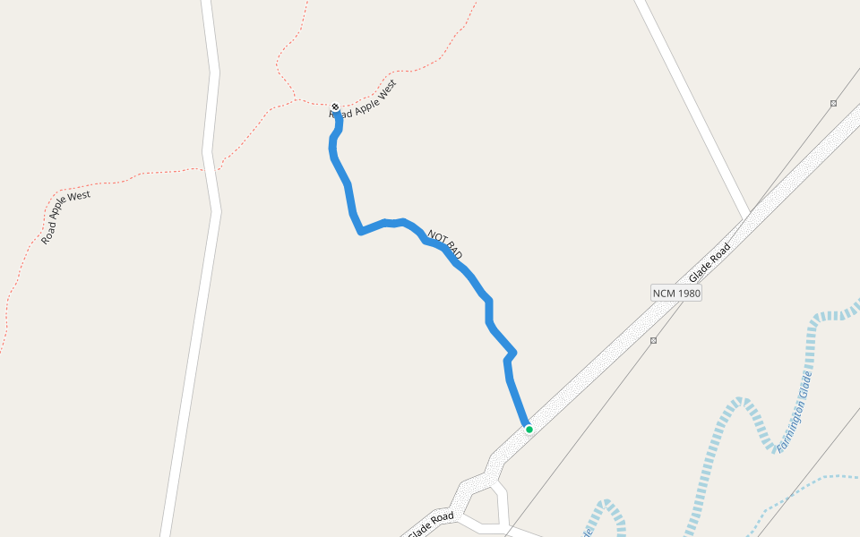 NOT BAD walking route map in Flora Vista