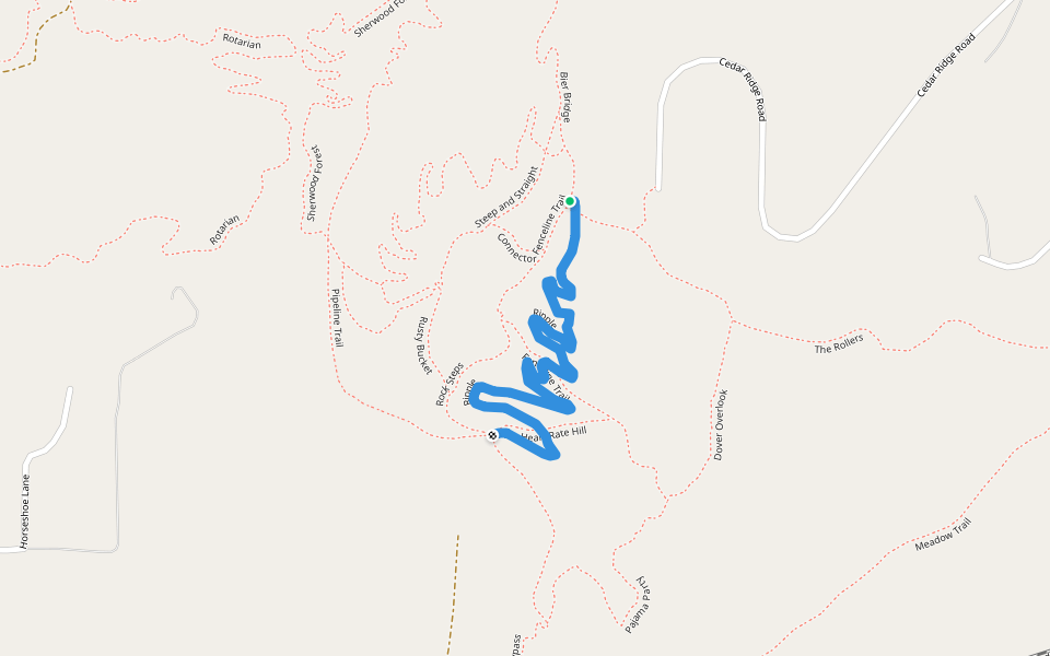 Ripple walking route map in Dover