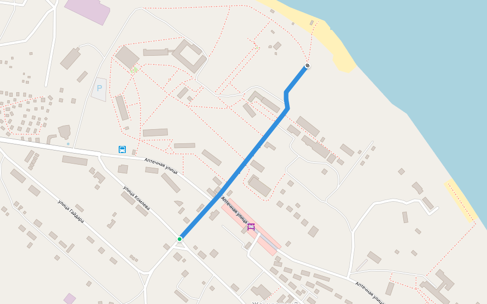 улица Староверова walking route map in Ust'-Abakan