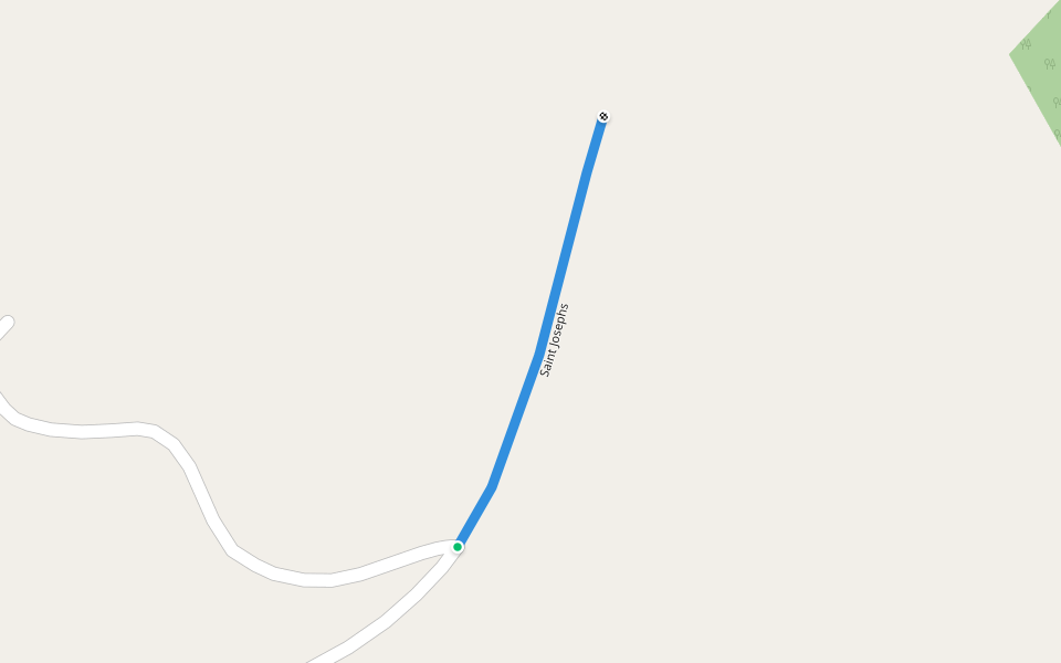 Saint Josephs walking route map in Hilton