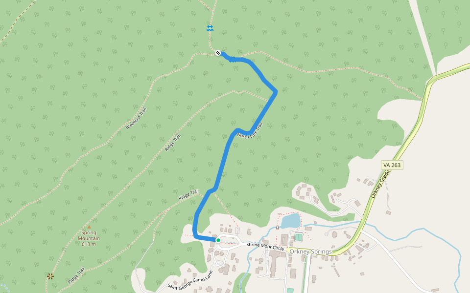 North Link Trail Hiking Basye, Virginia Pacer