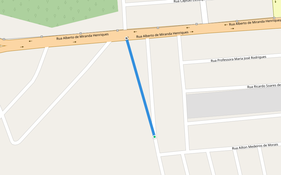 Rua Sem Nome 4847 walking route map in João Pessoa