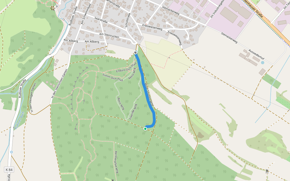 Move Smooth MTB walking route map in Wartenberg