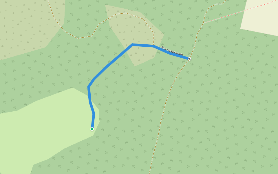 Для навигации walking route map in Polyana