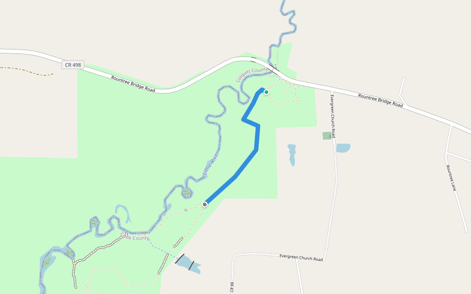 Yearling Trail walking route map in Sparks