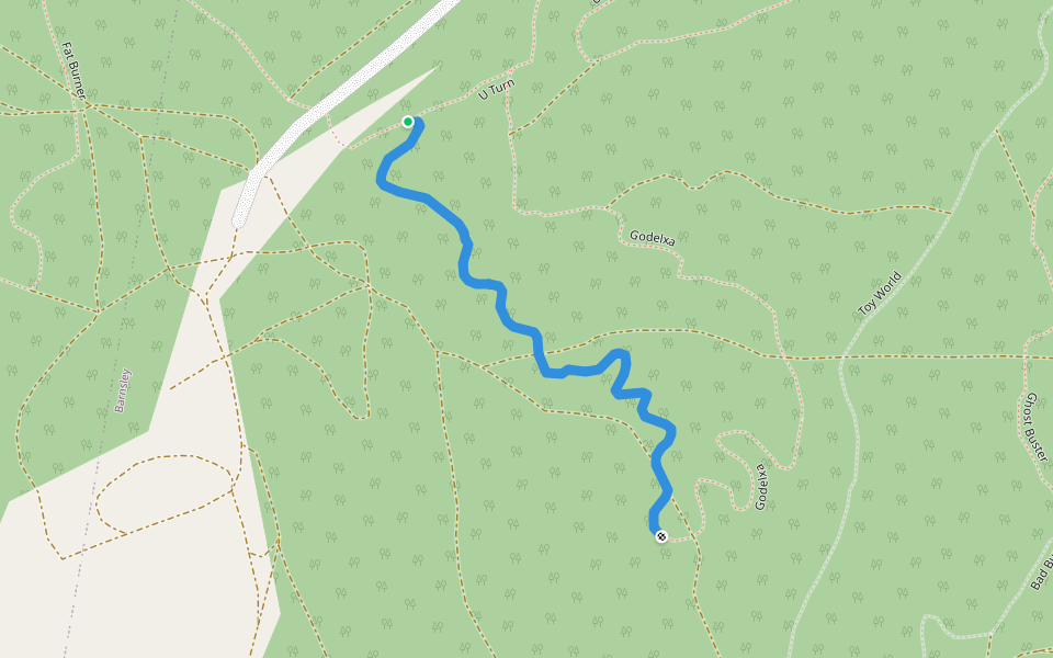 A Little Bit Of Lactic walking route map in Barnsley