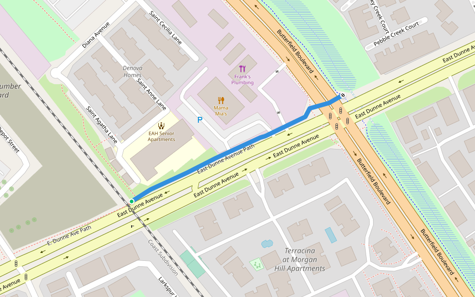 East Dunne Avenue Path