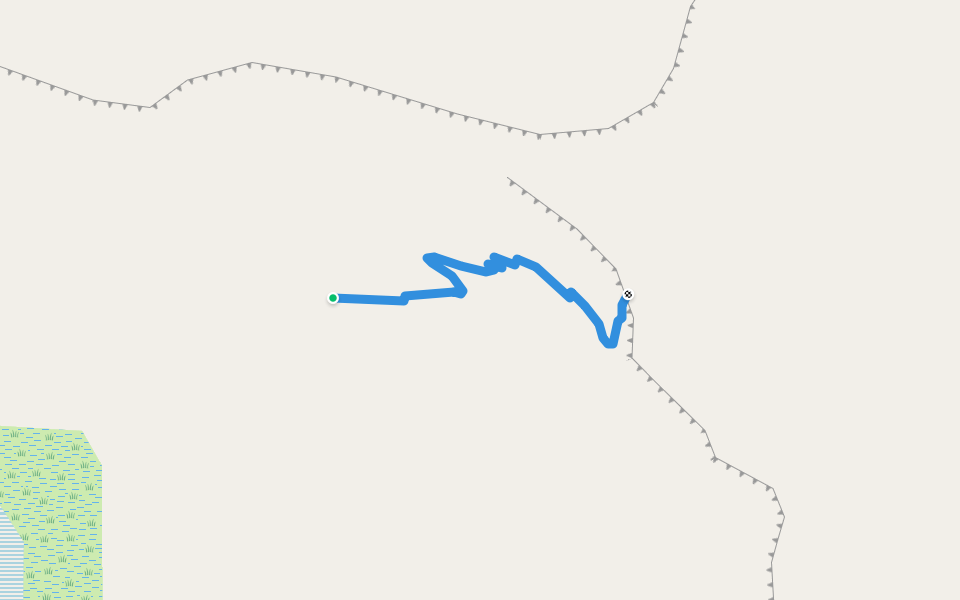 Herders Path walking route map in Djanet