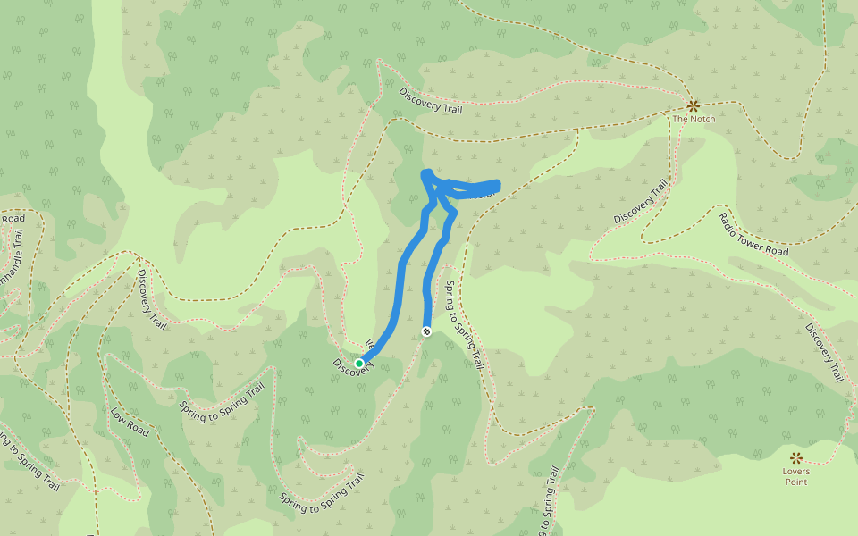 Connector walking route map in Pismo Beach