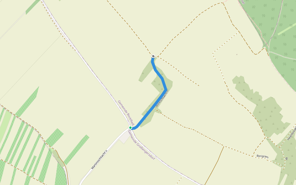 Bockschliacht’n walking route map in Großengersdorf