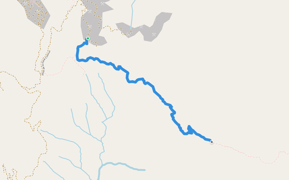 jonction Marco walking route map in Plaine aux cailloux