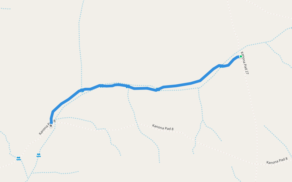 Kanona Fusspfad 3 walking route map in Arixa Ams