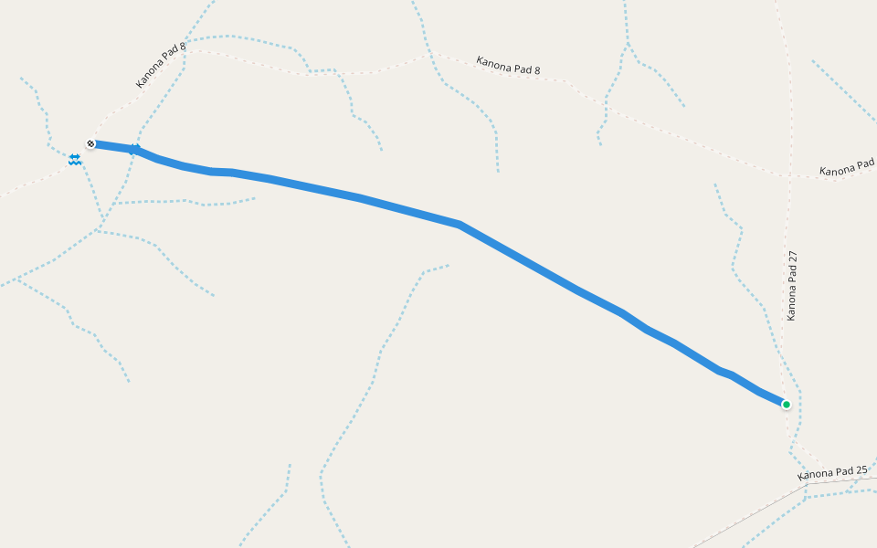 Kanona Fusspfad 13 walking route map in Norman