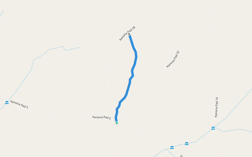 Kanona Fusspfad 15 walking route map in Norman