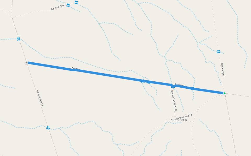 Kanona Fusspfad 8 walking route map in Arixa Ams