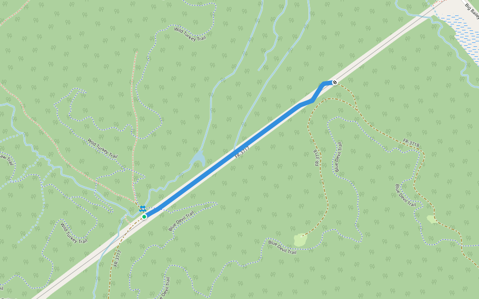 FR-3717 walking route map in Millfield