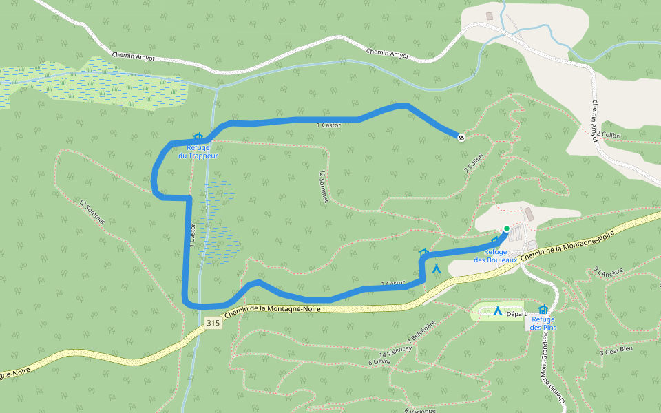 1 Castor walking route map in Ripon