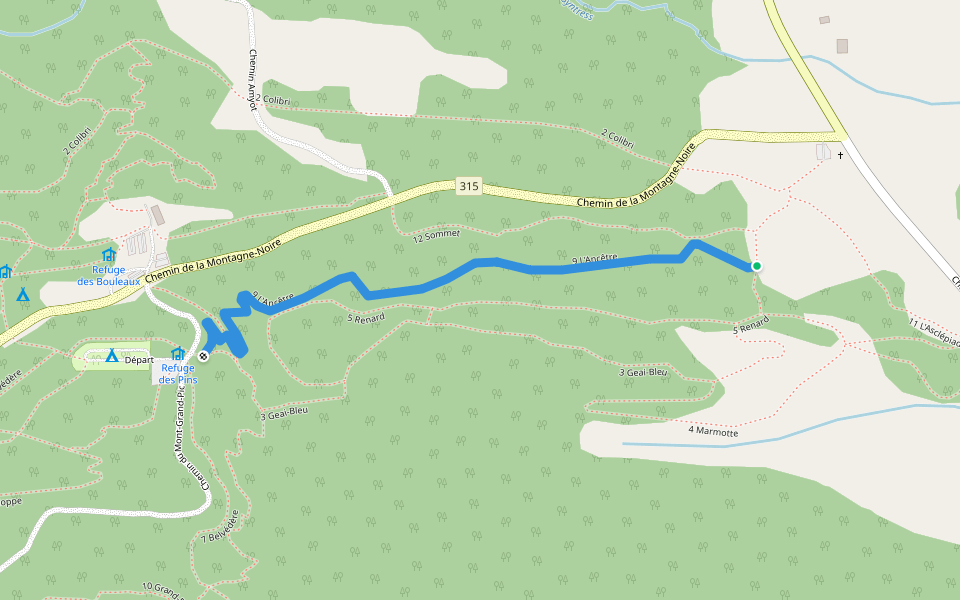 9 L'Ancêtre walking route map in Ripon