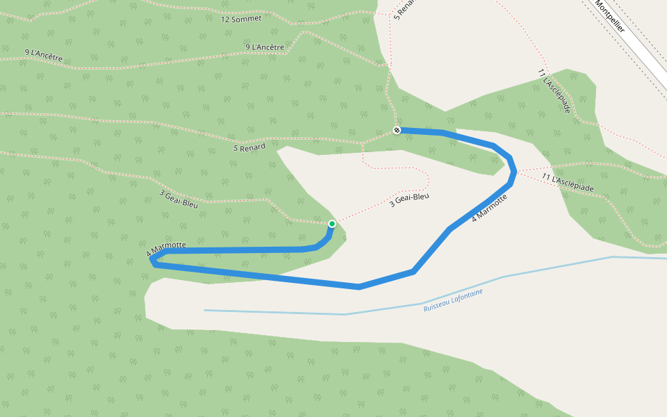 4 Marmotte walking route map in Ripon