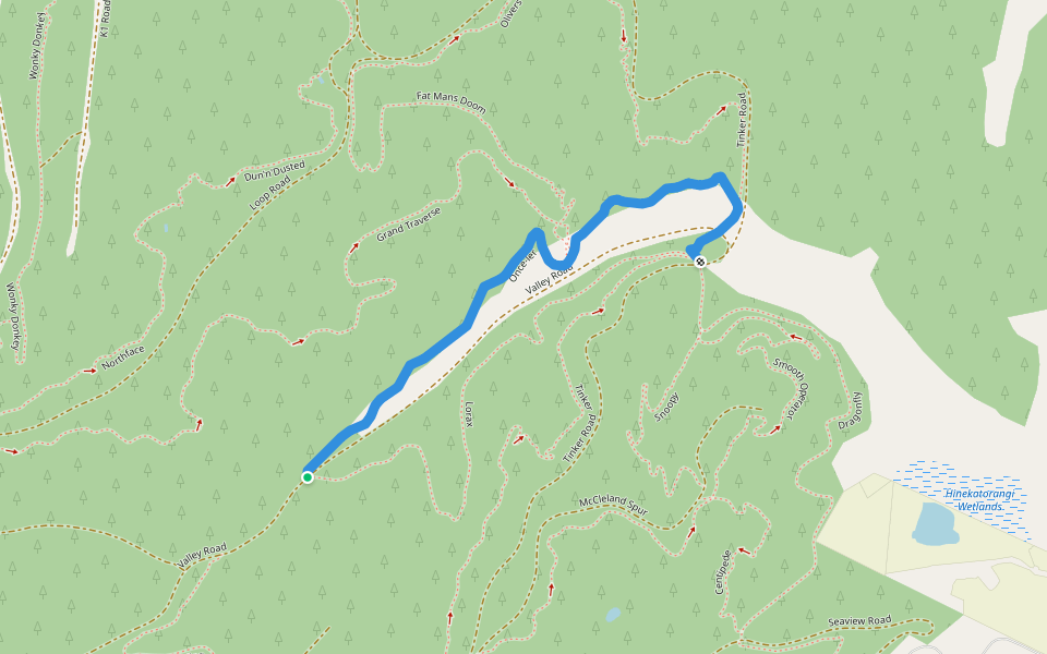 Once-ler walking route map in Eskdale