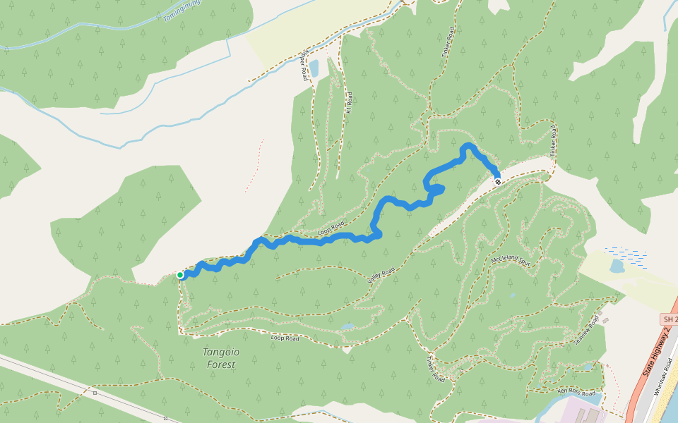 Grand Traverse walking route map in Eskdale