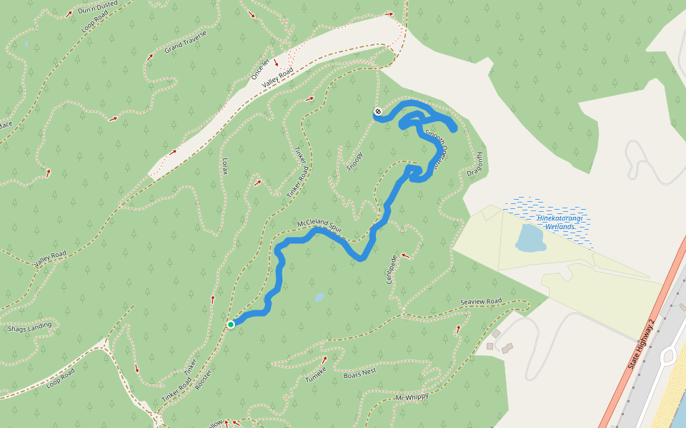 Smooth Operator walking route map in Eskdale