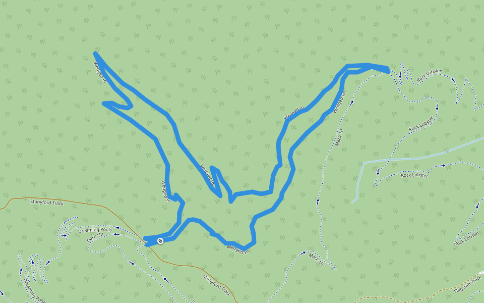 Wedged In walking route map in St Helens