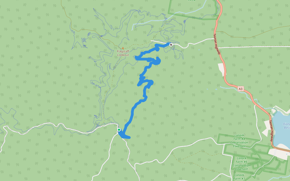 Old Salty Dog walking route map in St Helens