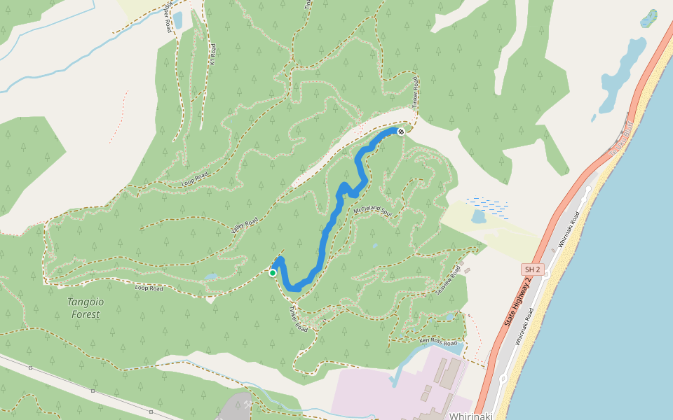 Tinker walking route map in Eskdale