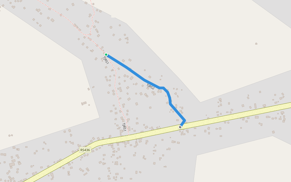 TJRS2 walking route map in Litshunga