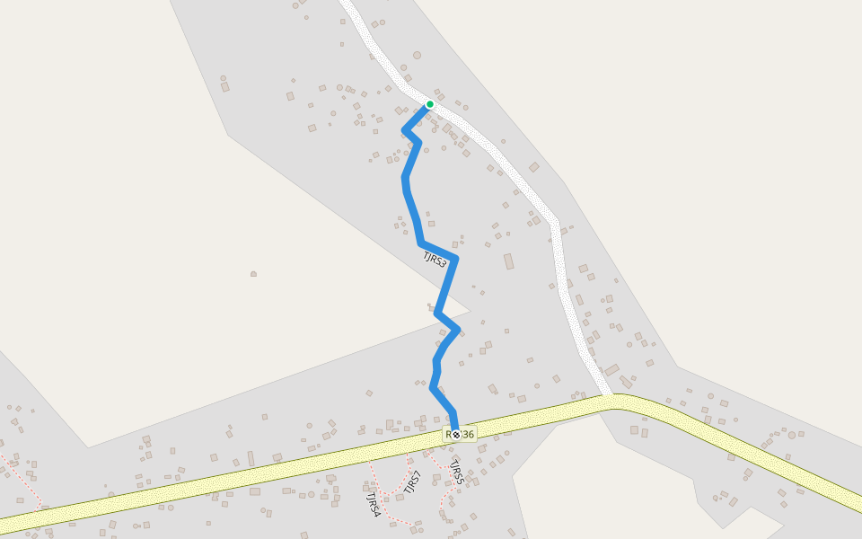 TJRS3 walking route map in Litshunga