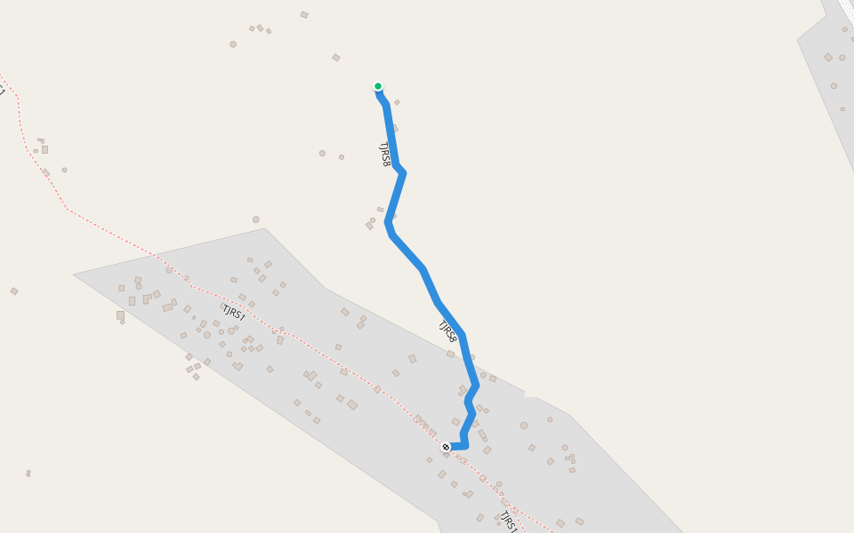 TJRS8 walking route map in Litshunga