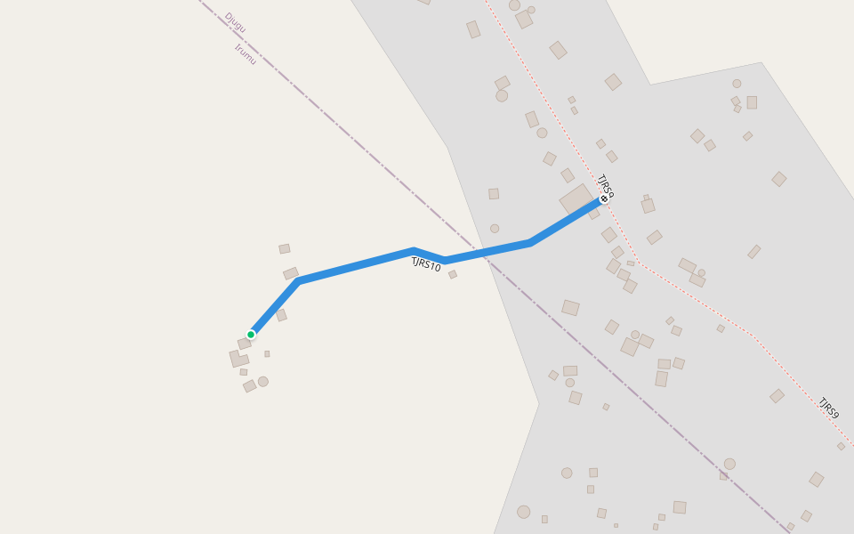 TJRS10 walking route map in Litshunga