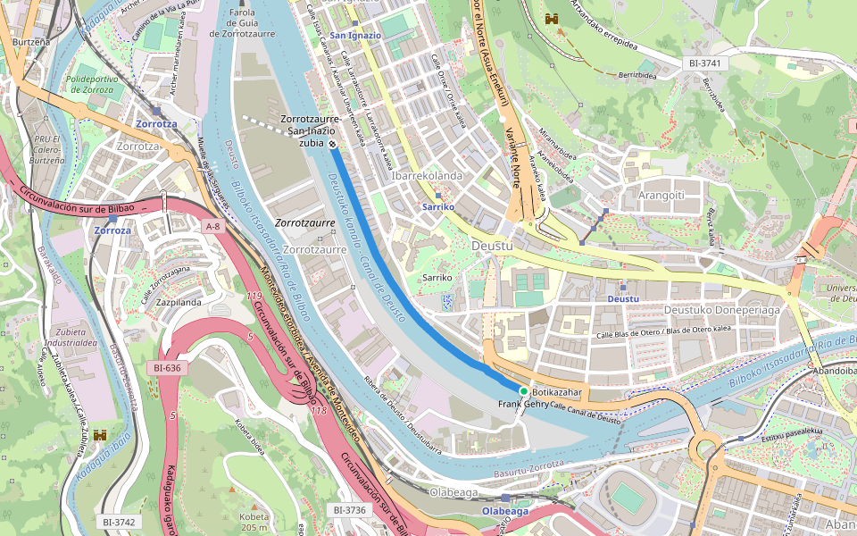 Calle Canal de Deusto / Deustuko kanaleko kalea