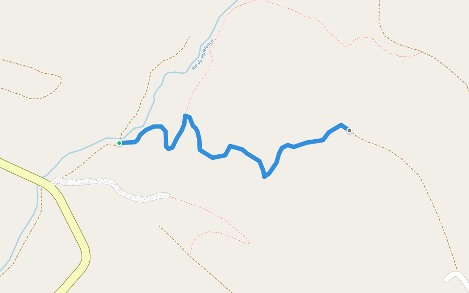 Trilho da Fonte Quente walking route map in Alcobaça