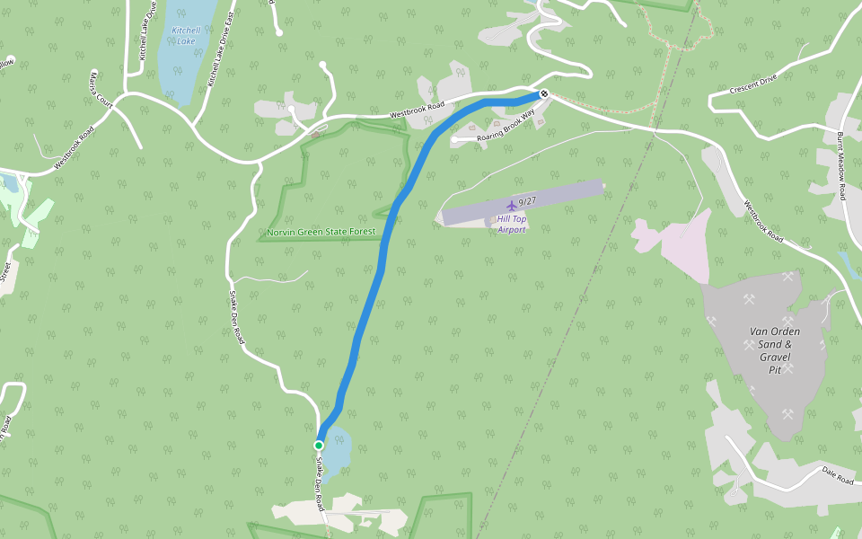 Camp Wyanokie Trail (Yellow) Walking and Running West Milford, New