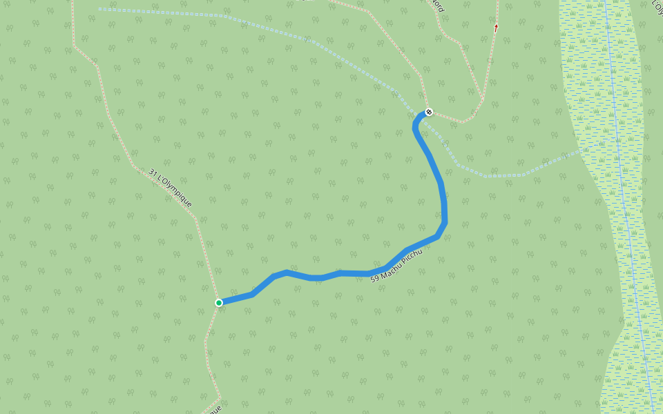 59 Machu Picchu walking route map in Saint-Prime