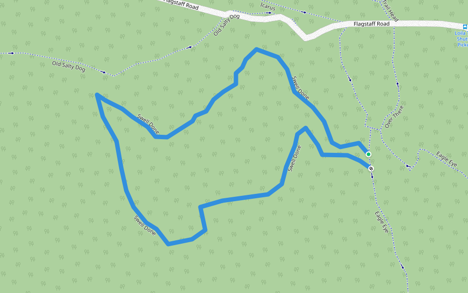 Swell Done walking route map in St Helens