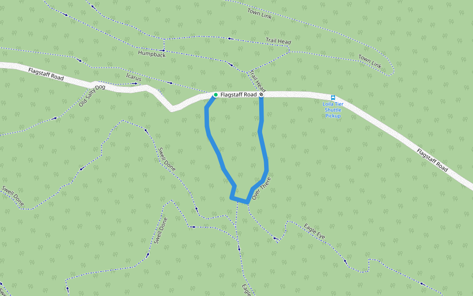 Over There walking route map in St Helens