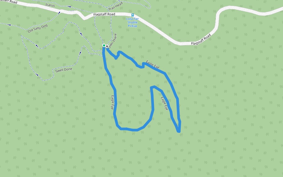 Eagle Eye walking route map in St Helens