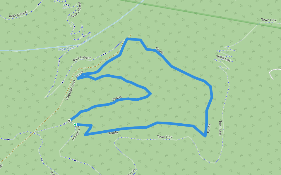 Pearla walking route map in St Helens