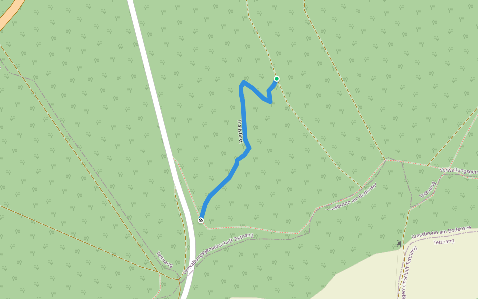 Trailsfirst walking route map in Tettnang