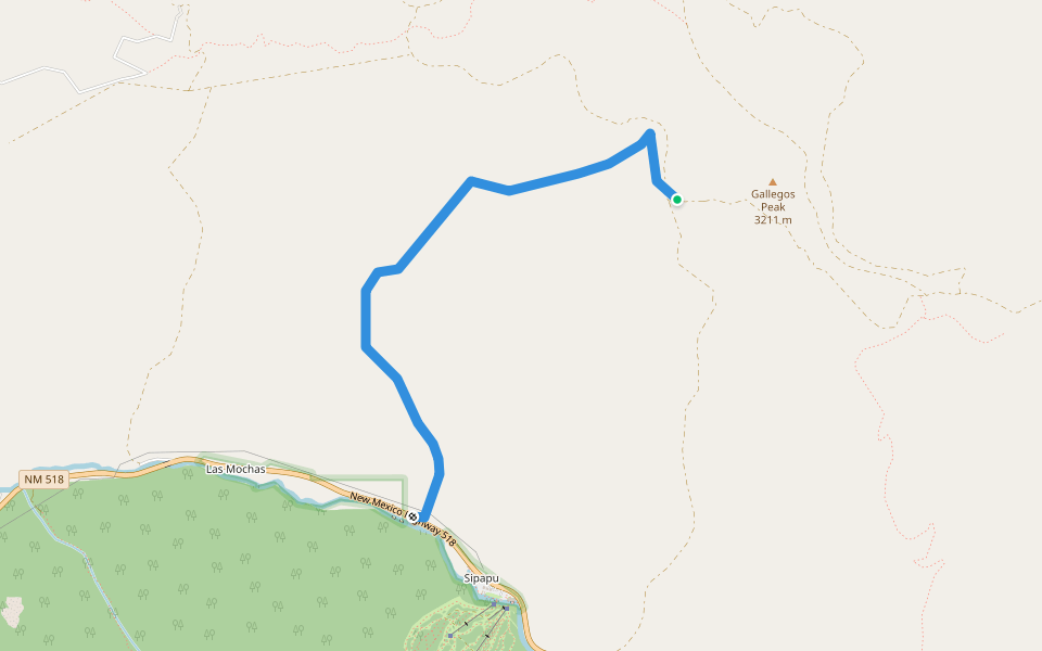 FR 183 walking route map in Vadito