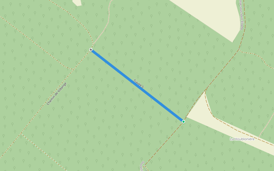 Travée 5 walking route map in Soulosse-sous-Saint-Élophe