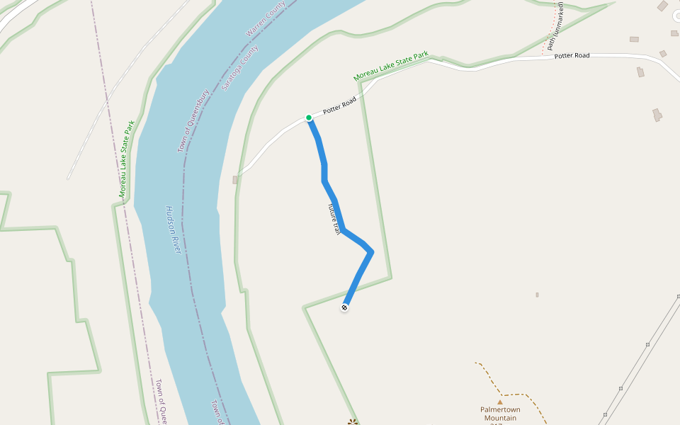 future trail walking route map in Wilton